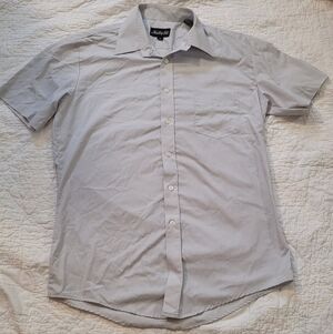 Jonathan Hill Light Gray Casual Button Down Shirt